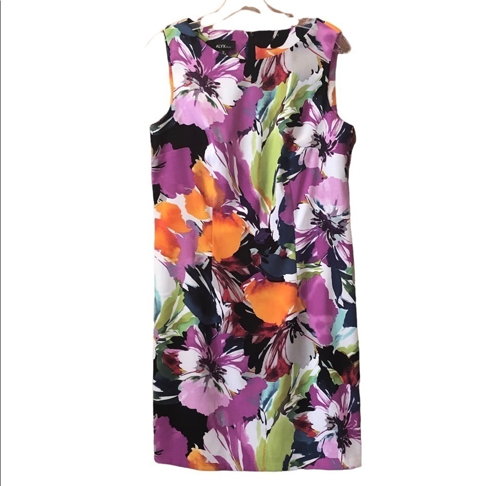 ALYX / Woman’s NWT/ Floral Sheath Dress/ stunning / size 12